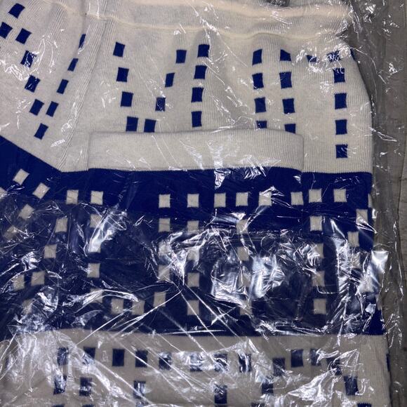 LOUIS VUITTON Casual Shorts Blue Blue and white wool oversize Bermudas SZ XS - Picture 5 of 11